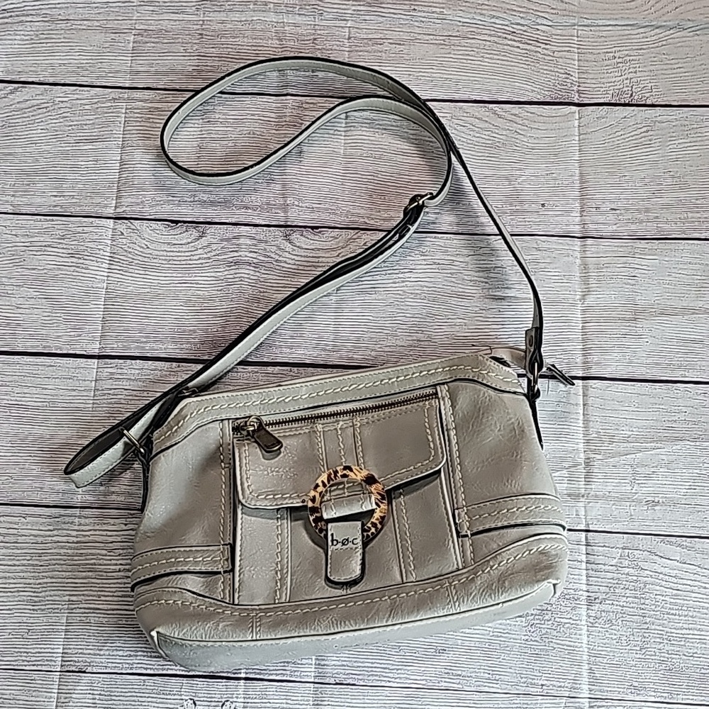B.O.C. grey/beige crossbody bag